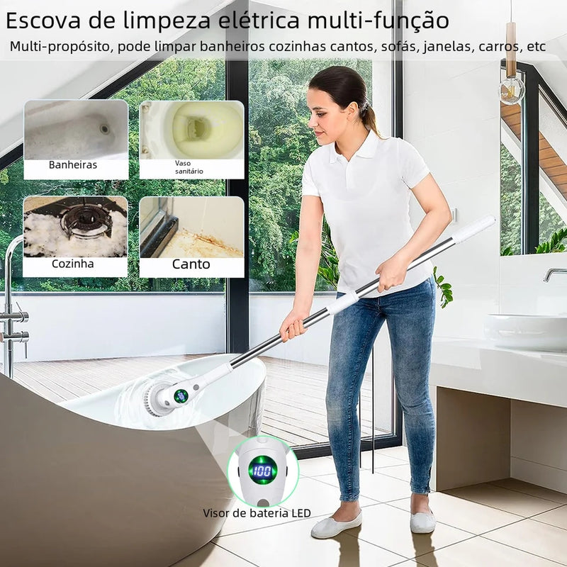 Experimente a nossa escova multifuncional - a solução definitiva para todas as suas necessidades de limpeza 8 em 1