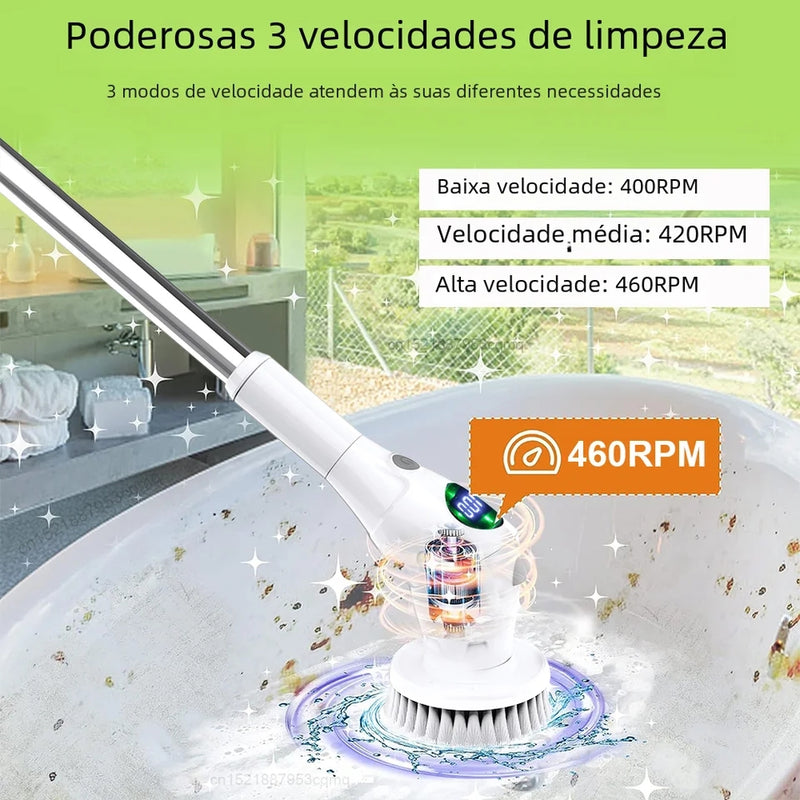 Experimente a nossa escova multifuncional - a solução definitiva para todas as suas necessidades de limpeza 8 em 1