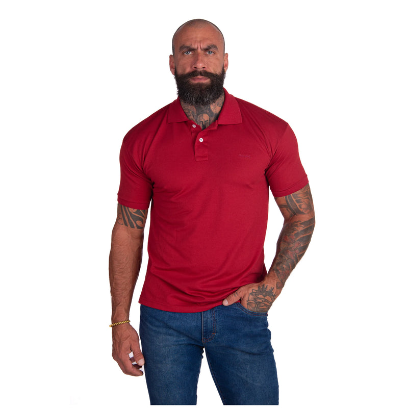 Kit 5 Cotton Piquet Men's Polo Shirt