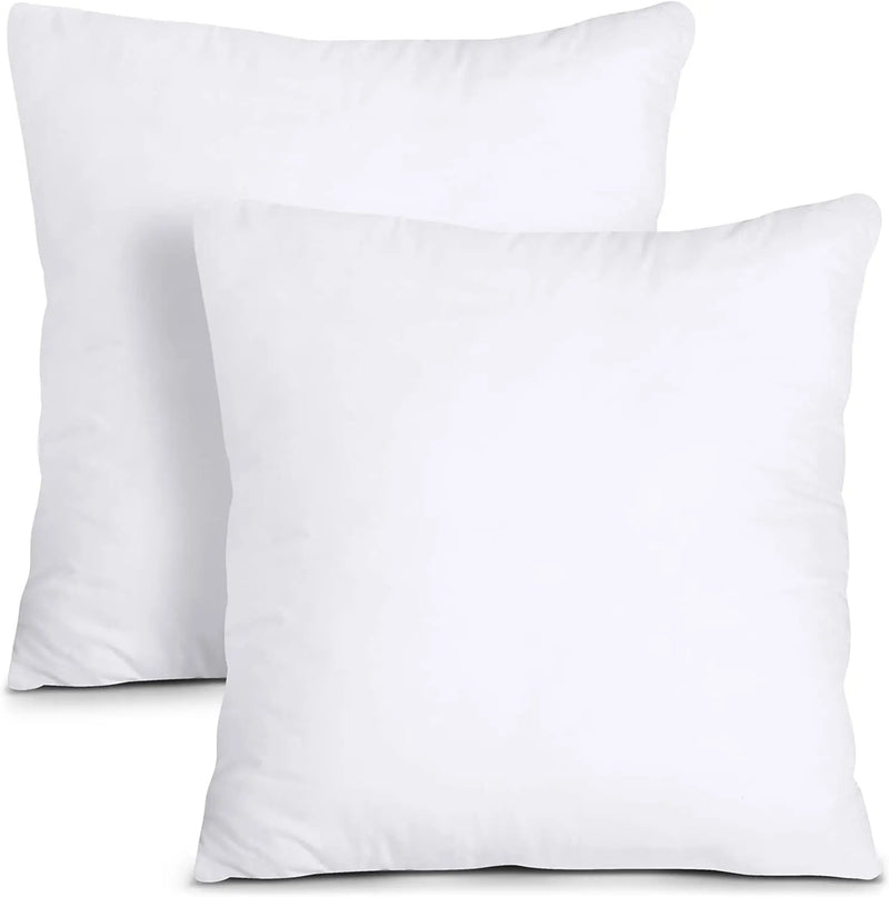 45x45cm Throw Pillow Insert Premium Soft Cotton Euro Square Decorative Pillow Core Set for Bed Sofa Couch JAF018