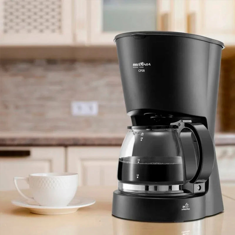 British Electric Coffee Maker 28 Cafes CP28 Black 127V