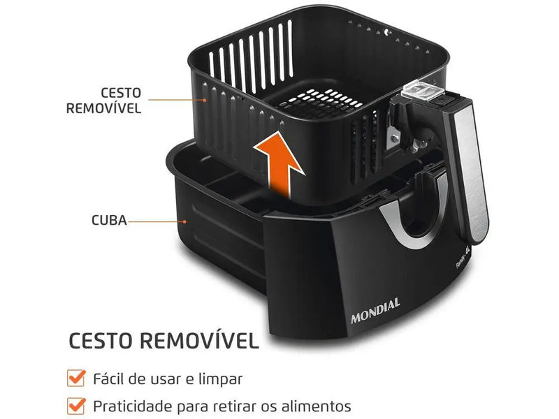 fritadeira elétrica sem óleo/air fryer Mondial