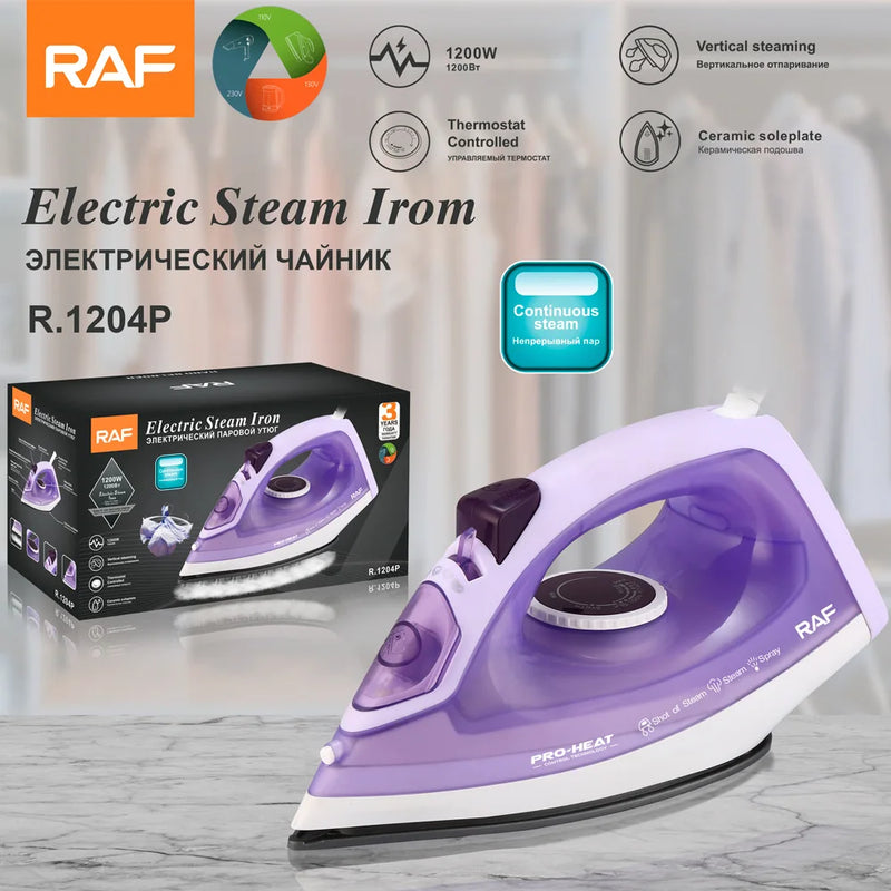 Electric Iron Portable Mini Garment Steamer Steam Iron For Clothing Iron Adjustable Ceramic Soleplate Iron For Ironing