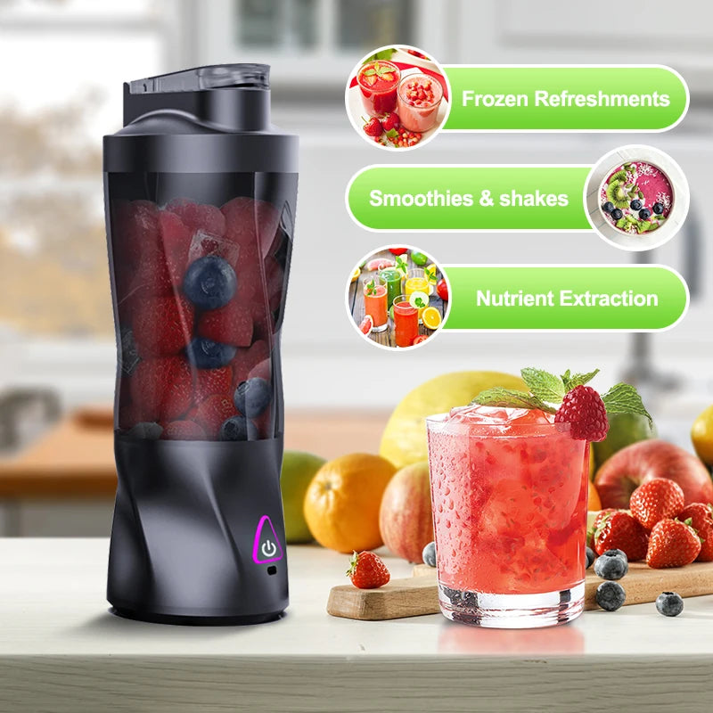 Liquidificador portatil  com uma capacidade de 700ml